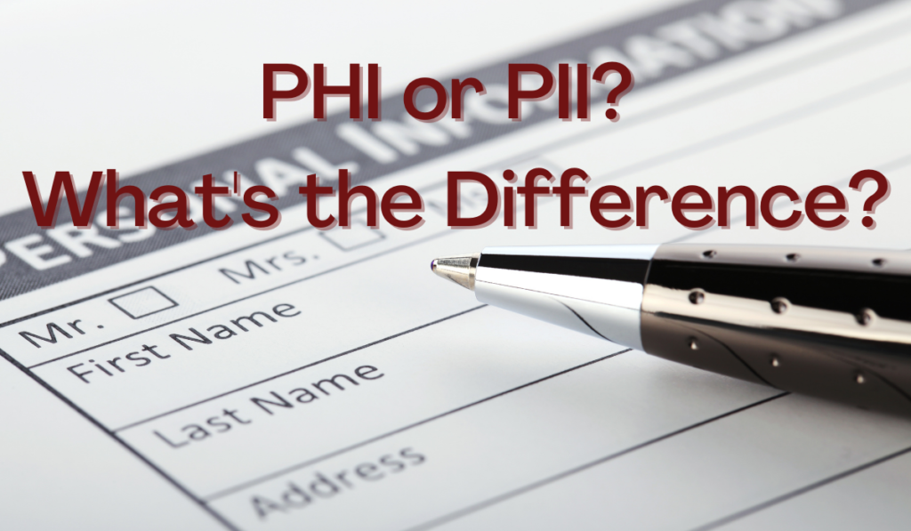 PHI or PII