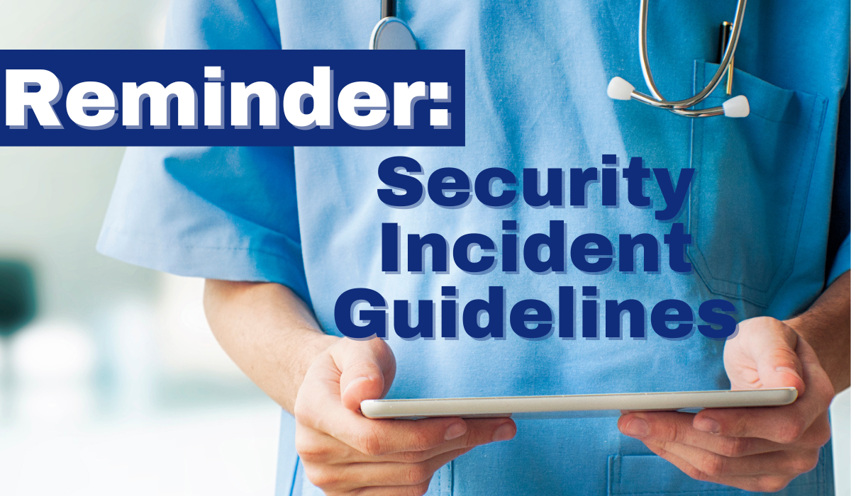 Security Incident Guidelines